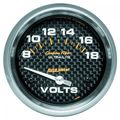 Auto Meter 2-5/8IN VOLTMETER, 8-18V, SSE, CARBON FIBER 4891